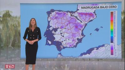Alerta amarilla por frío, con mínimas de hasta -4 grados