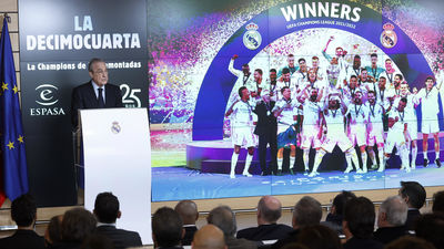 Florentino: "Las cinco Champions nos fortalecen para ser el mejor club S.XXI"