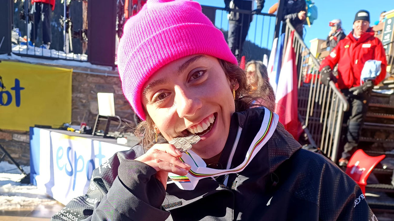 Audrey Pascual, plata en el Mundial de esquí alpino paralímpico