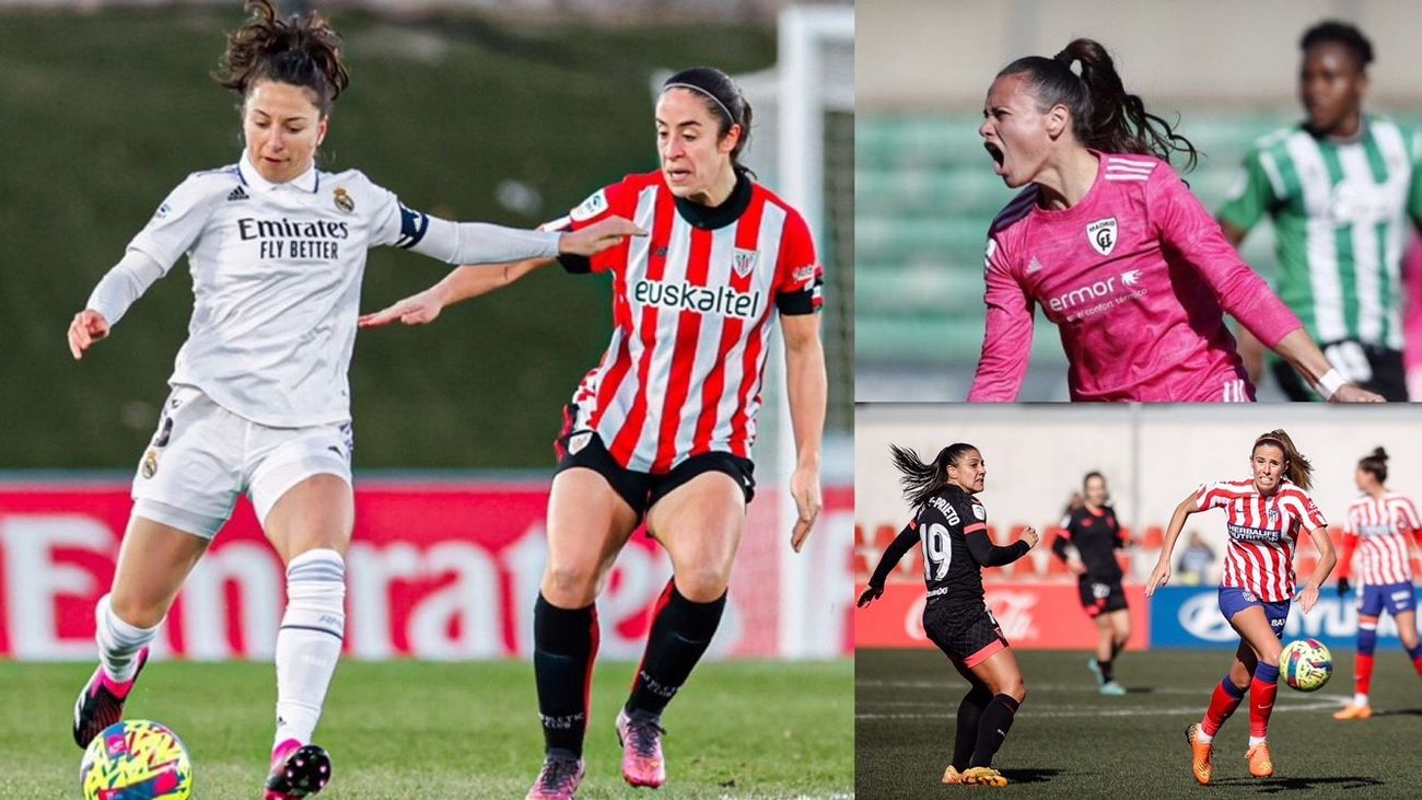 Real Madrid, Madrid CFF y Atlético de Madrid