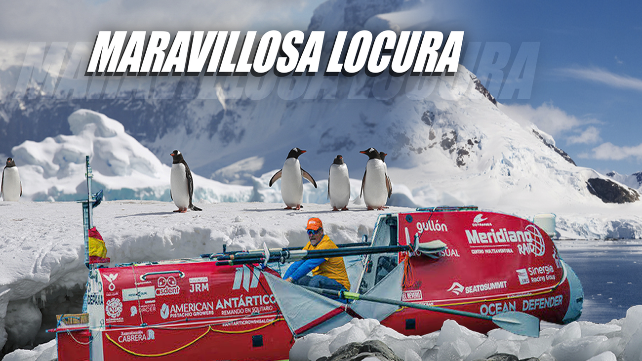 El nuevo reto de Antonio de la Rosa, llegar hasta la Antártida en remo
