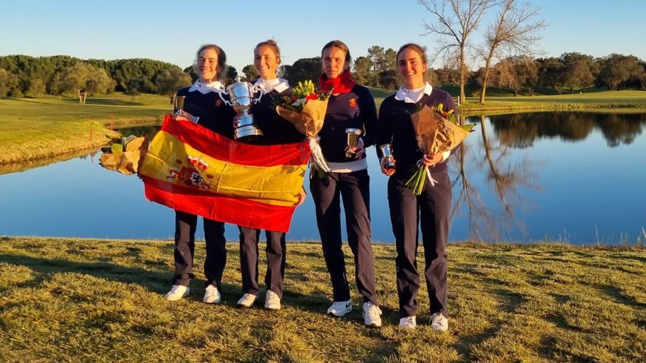 Golfistas madrileñas brillan en Portugal
