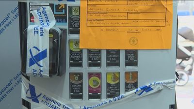 Precintadas en Madrid 40 máquinas de vending de marihuana