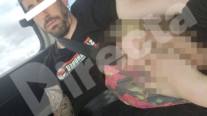 Daniel con una de las mujeres con las que mantuvo una relación / LA DIRECTA