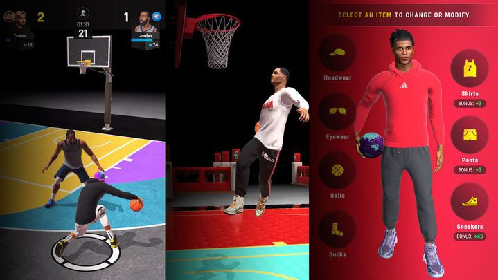 Imágenes del juego 'NBA All-World' / ARCHIVO