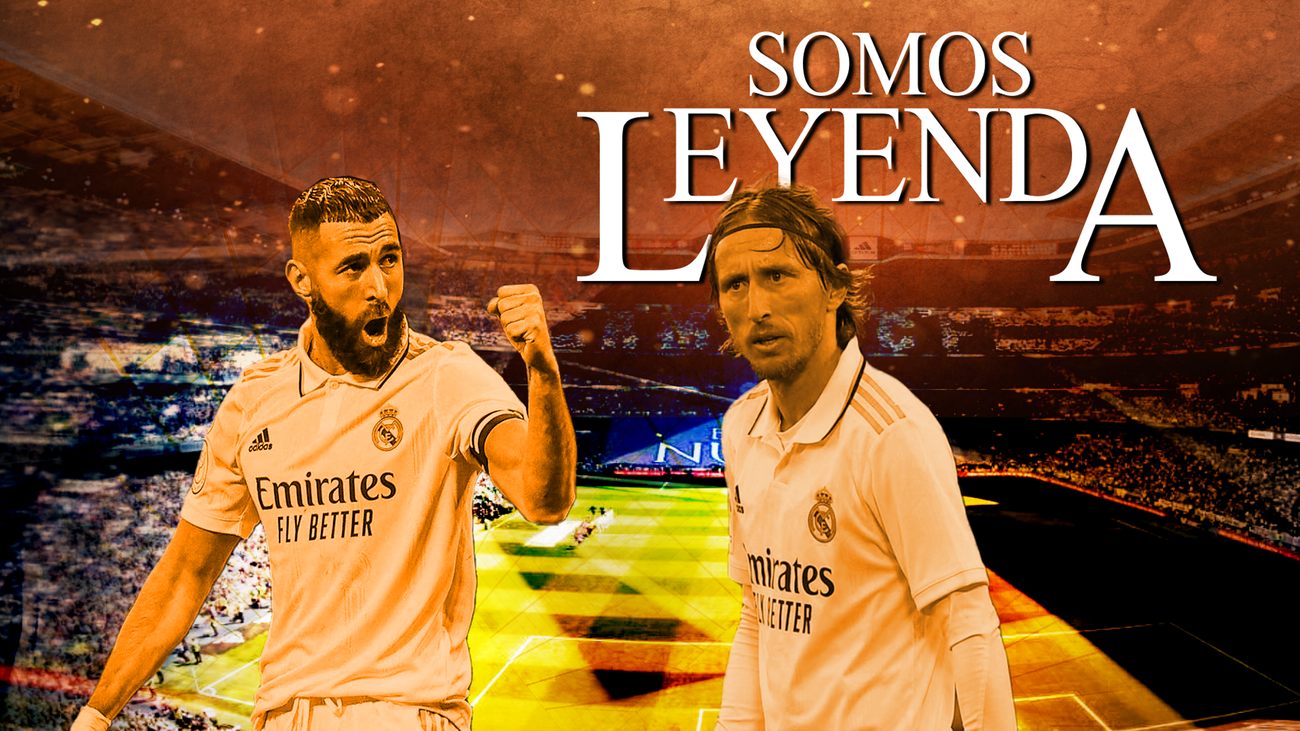 Benzema y Modric, dos leyendas del Bernabéu