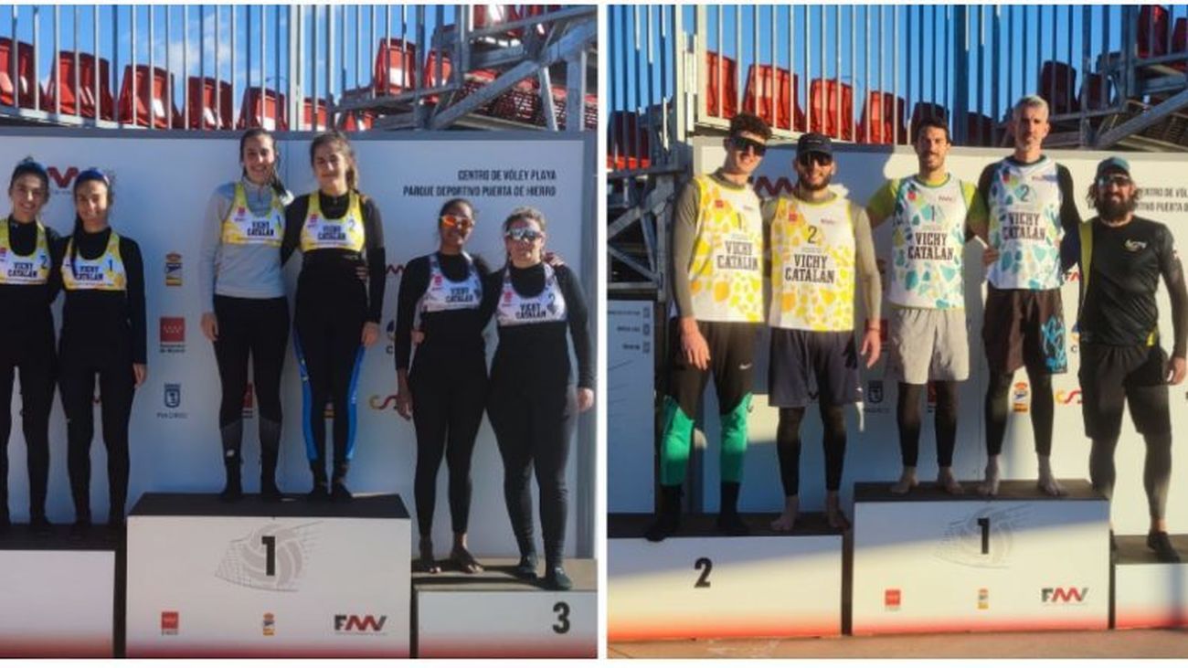 Isidro-Isidro y Pérez-Calonge se imponen en el segundo torneo del Circuito de Vóley Playa