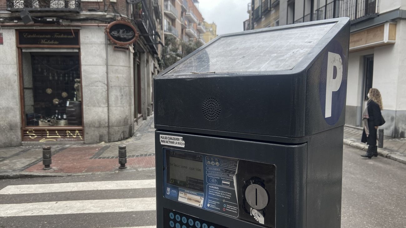 parquímetro en Madrid