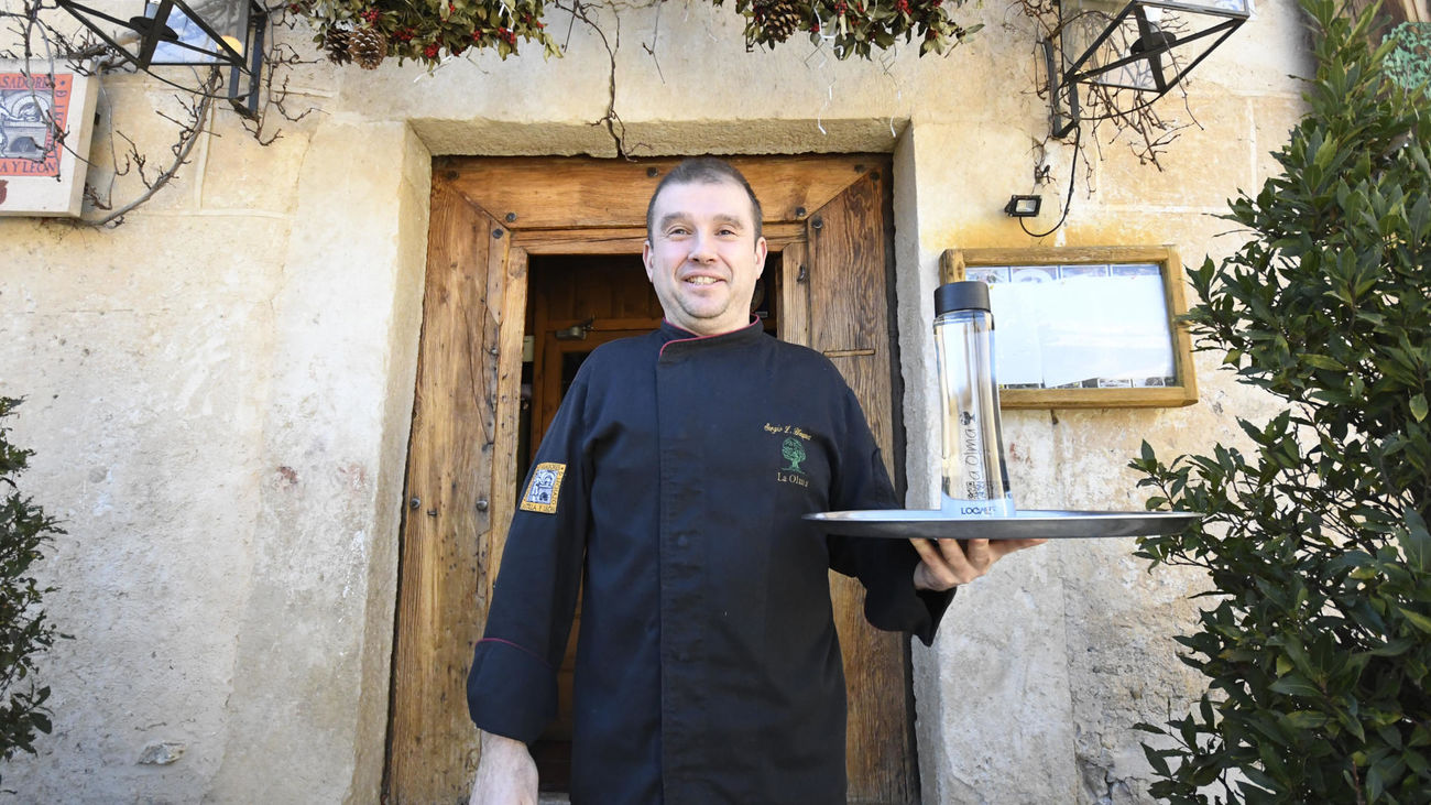 El dueño del restaurante La Olma de Pedraza, en la localidad segoviana de Pedraza