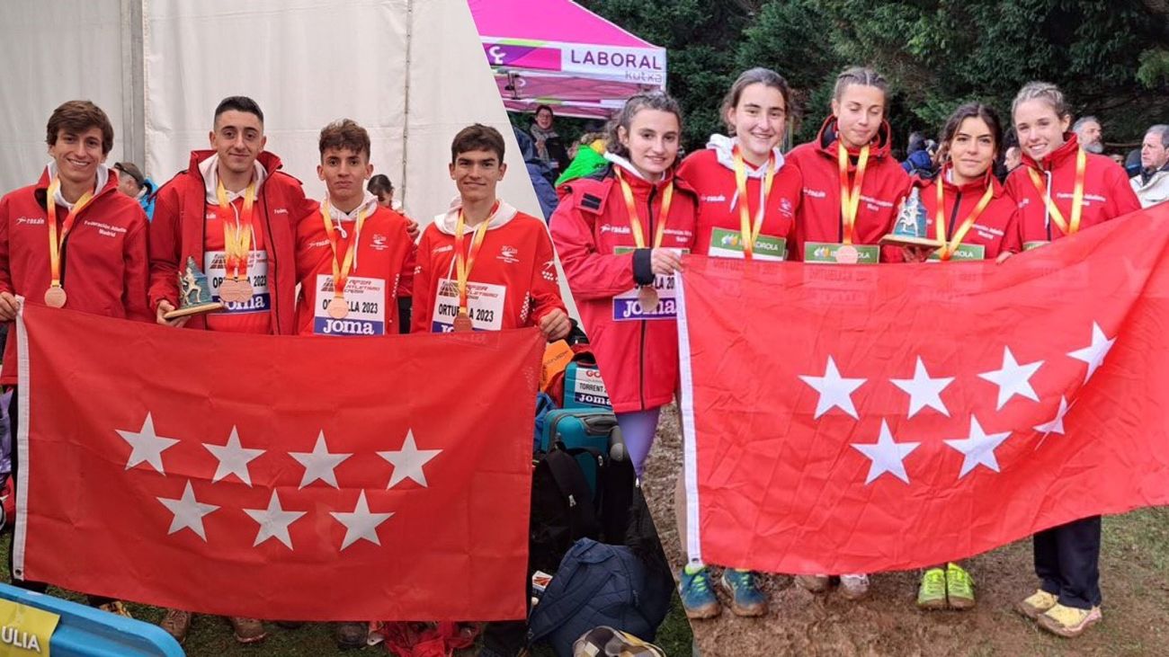 Madrid suma 7 medallas en el Campeonato de España de Campo a Través
