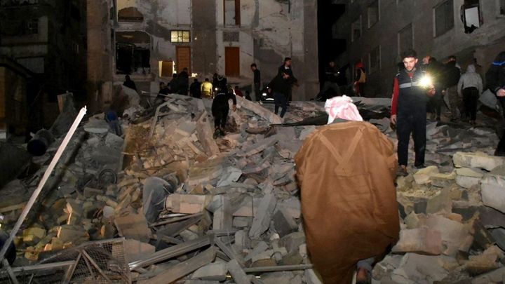 Foto de los daños causado por el terremoto que afectó a Siria, en la ciudad de Hama, Siria, el 6 de febrero de 2023 / EFE