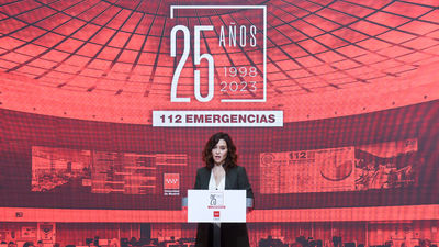 Ayuso, en el 25º aniversario del 112: "Ha alcanzado en Madrid una excelencia como en ningún otro lugar"