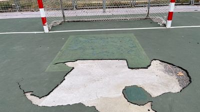 Vandalismo en las zonas deportivas de los Espartales de Alcalá