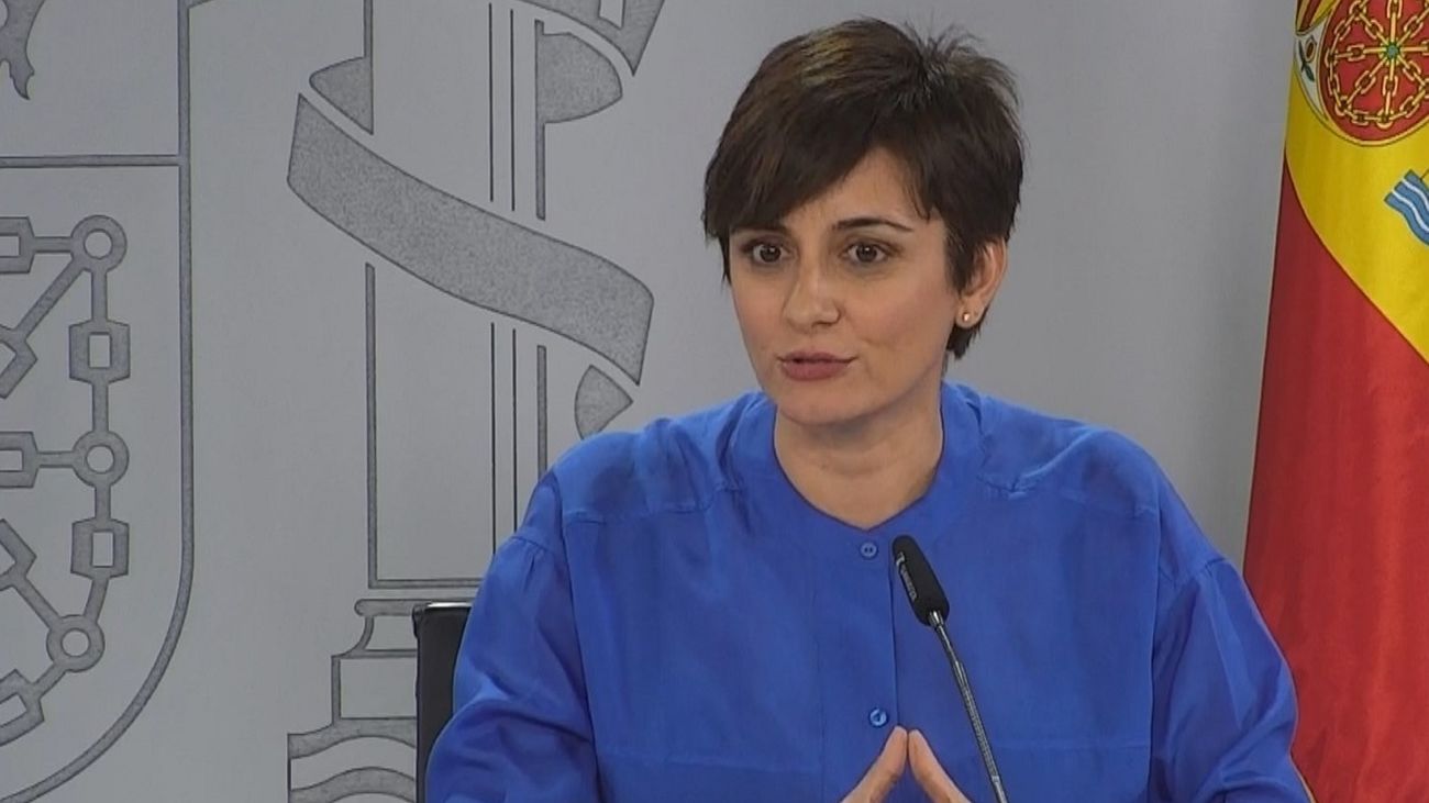 La ministra portavoz, Isabel Rodríguez