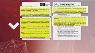 El PP asegura que la propuesta socialista para reformar el 'solo sí es sì' es una "copia literal" de la suya