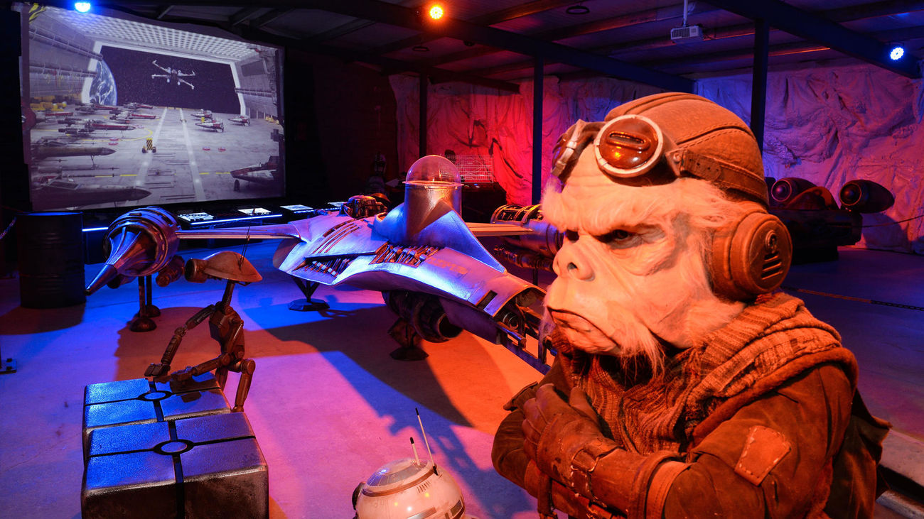 Una de las estancias de Puerto Espacial, una recreación del universo de Star Wars en la localidad vallisoletana de Valoria la Buena