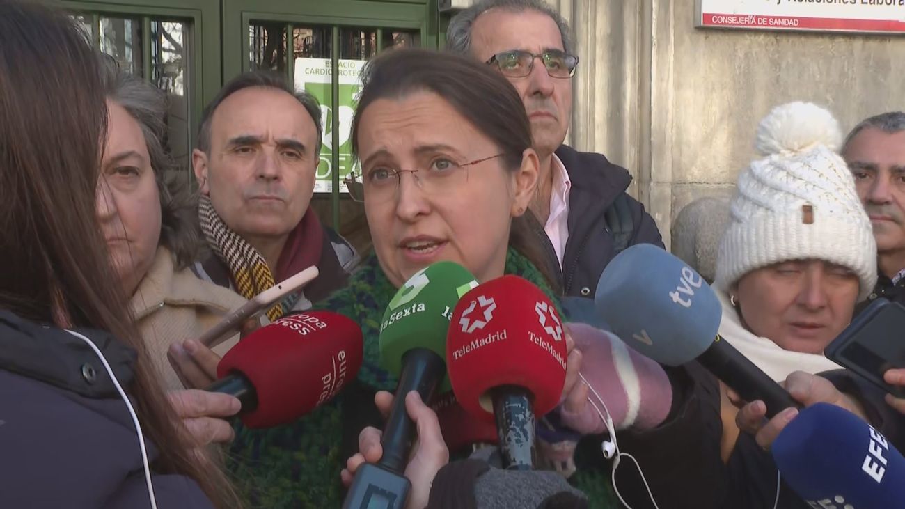 Angela Hernández, secretaria general del sindicato médico Amyts