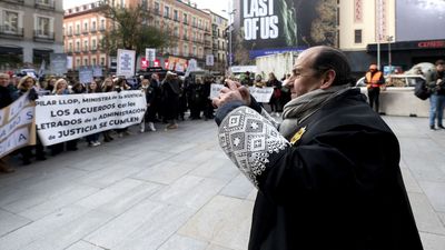 La huelga de Letrados de Administración de Justicia obliga a suspender en Madrid más de 12.000 juicios, según los convocantes