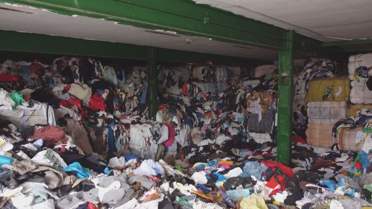 El mayor vertido textil de Madrid, a vista de pájaro
