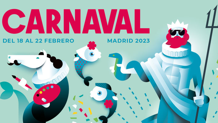 Cartel de Carnaval Madrid 2023 / AYTO. DE MADRID