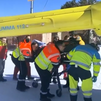 Trasladan en helicóptero a un esquiador tras sufrir una caída en Valdesquí