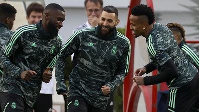 Militao y Benzema, listos para la final del Mundial de Clubes