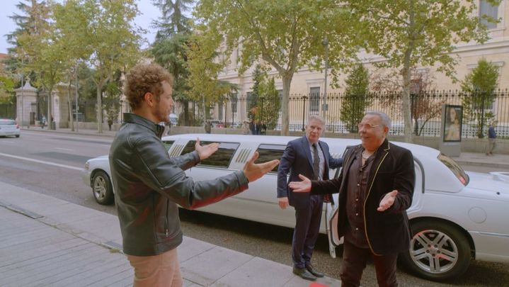 Juan Salazar en limusina por Madrid / Redacción