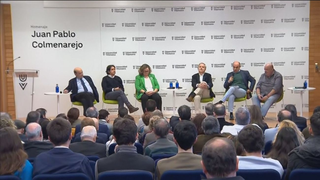 La Universidad Villanueva de Madrid rinde homenaje a Juan Pablo Colmenarejo