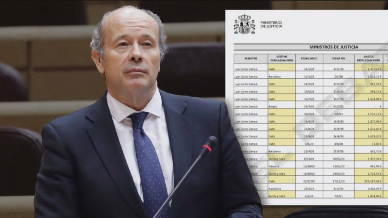 Juan Carlos Campo, vocal del TC, gastó siendo ministro más de 280.000 euros en viajes