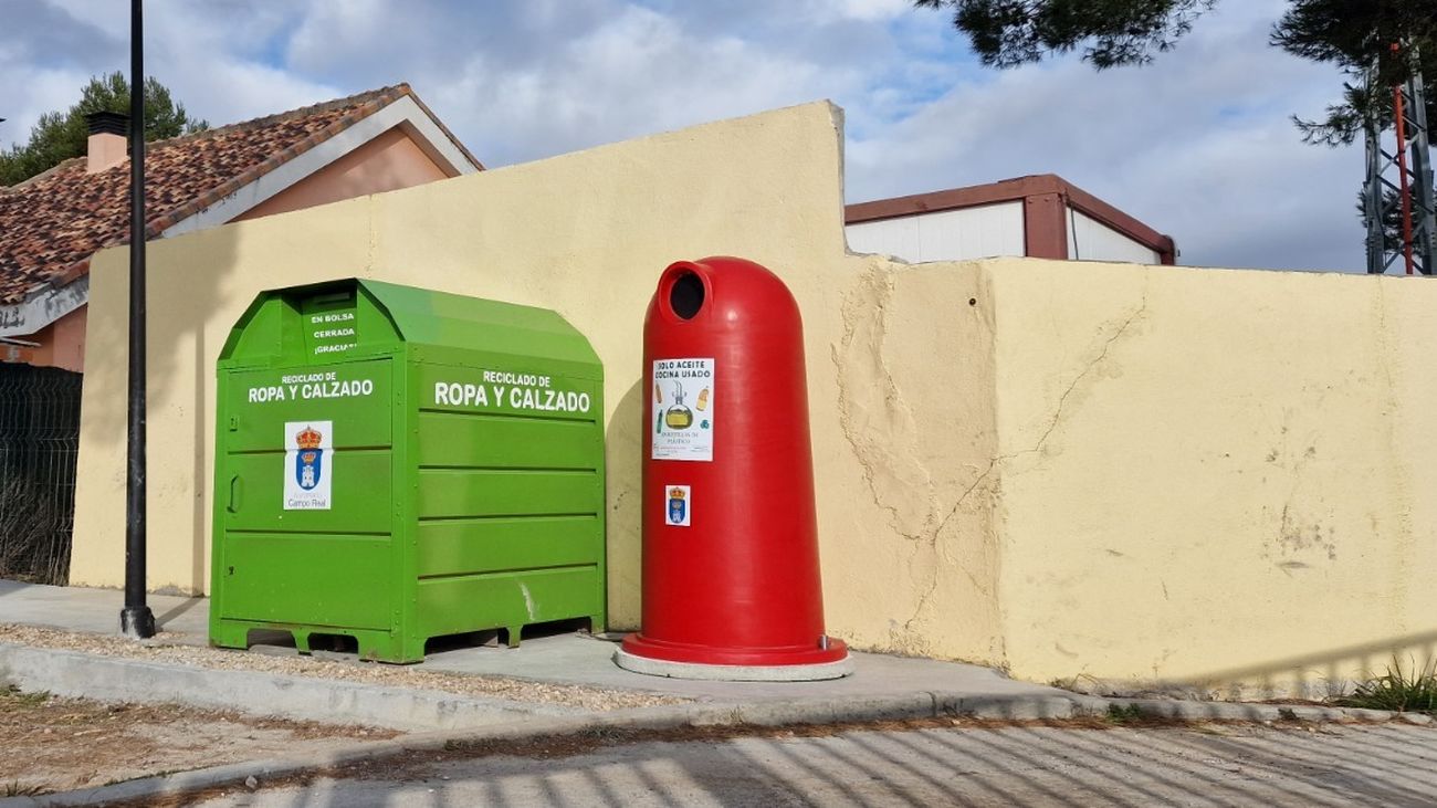 Una segunda vida para la ropa usada y el aceite doméstico de Campo Real