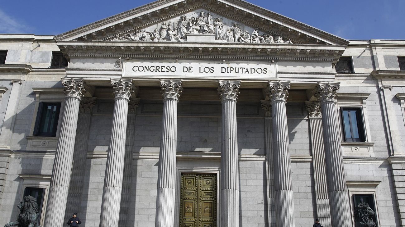 Fachada del Congreso de los Diputados