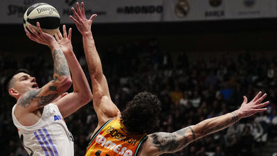 El Real Madrid supera con suspense al Valencia Basket, 86-85, y se mete en semifinales