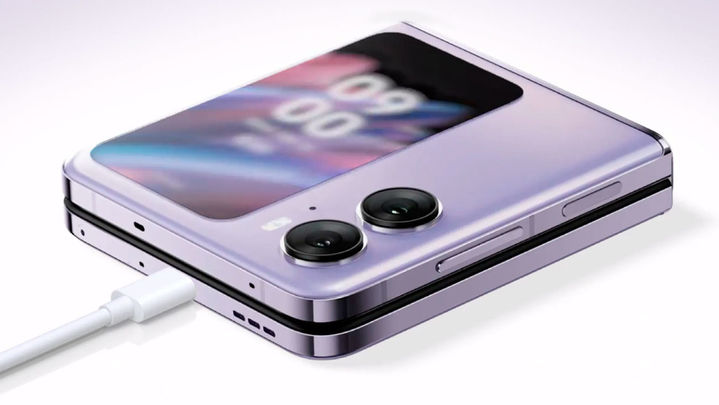 El OPPO Find N2 Flip cuenta con una batería de 4.520mAh y carga rápida SUPERVOOCTM de 67W / Oppo