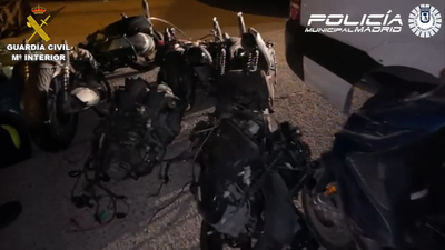 Dos detenidos por sustraer y falsificar motocicletas en dos talleres de Madrid