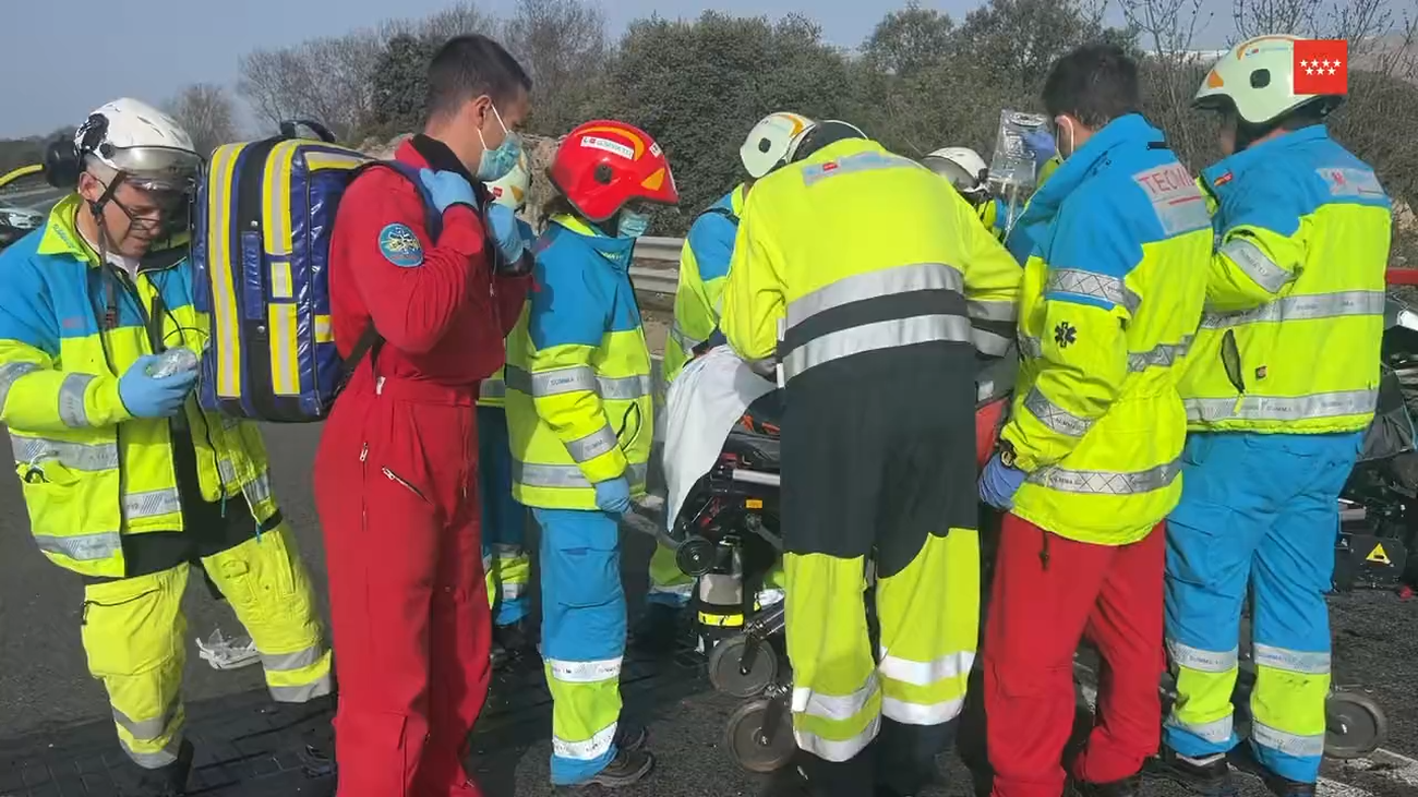 Un muerto y un herido grave en un choque frontal en la M-607