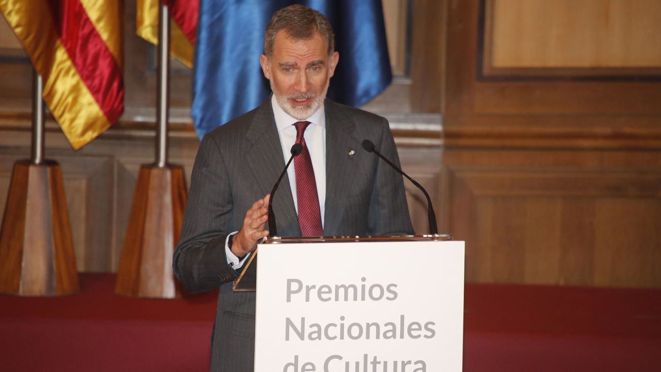 Felipe VI resalta el "espíritu creativo" de España en la entrega de los Premios Nacionales de Cultura 2021