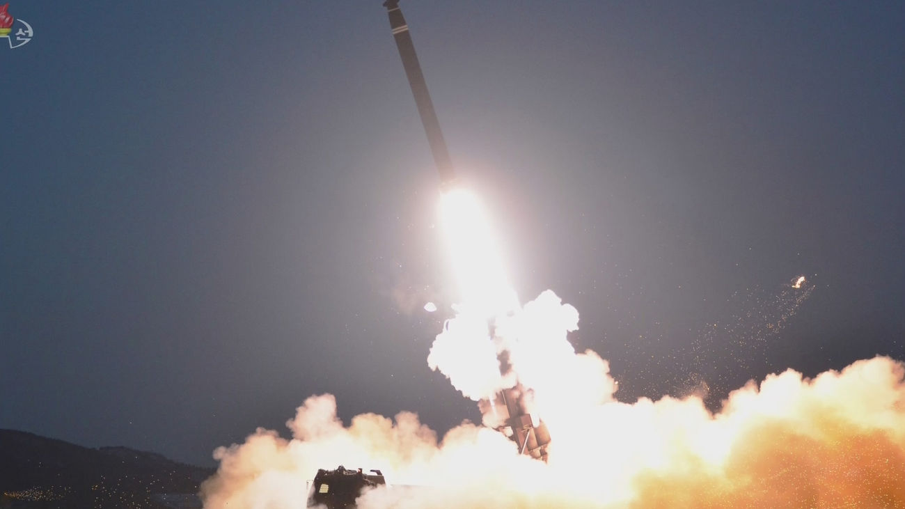 Misil lanzado por Corea del Norte
