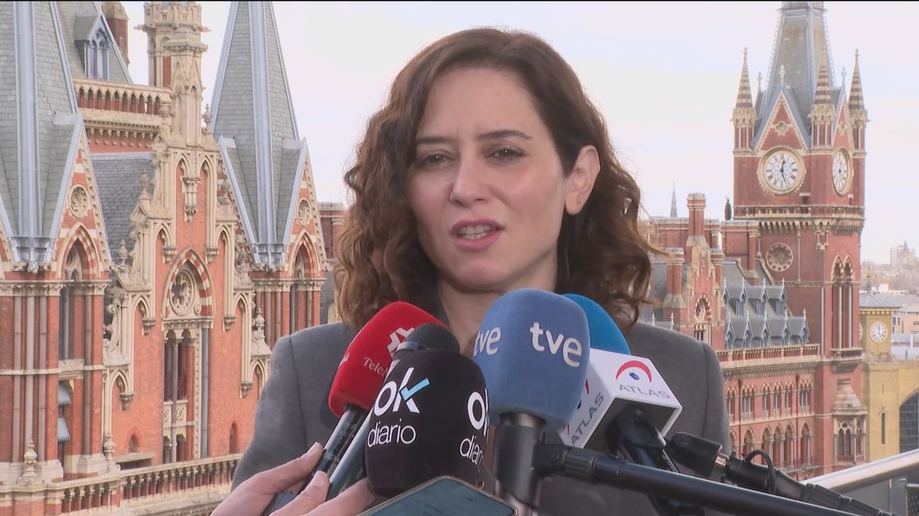 Ayuso anuncia que la Comunidad de Madrid ha recuperado ya el PIB prepandemia