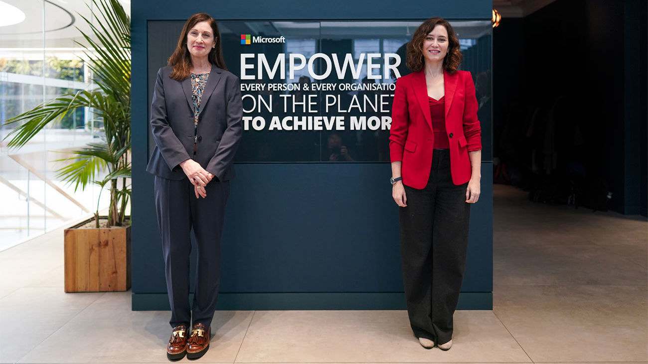 Ayuso analiza con Microsoft sus próximas inversiones en la región