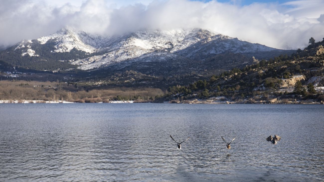Pico de La Maliciosa nevado