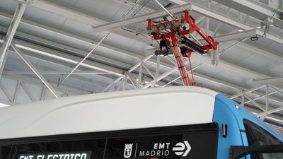 Las cocheras de EMT en Carabanchel se electrifican