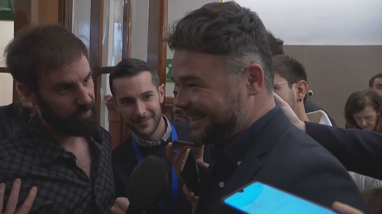 El portavoz de ERC en el Congreso de los Diputados, Gabriel Rufián