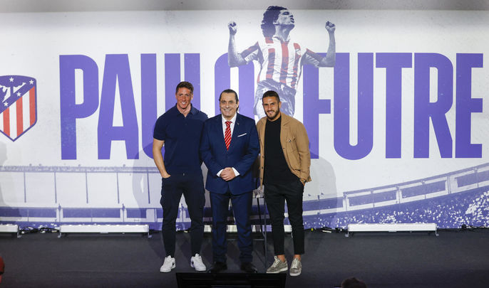 Fernando Torres, Futre y Koke / EFE