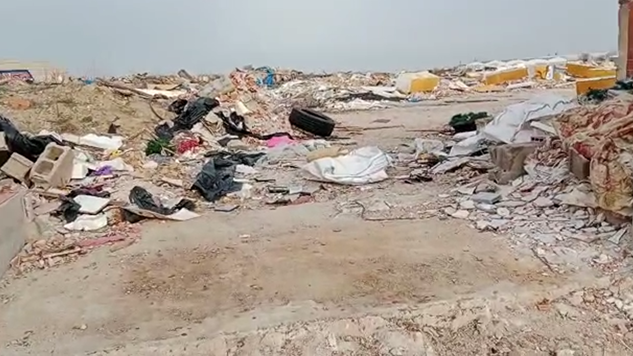 Retiradas las 5 toneladas de amianto de un vertedero ilegal de Alcorcón