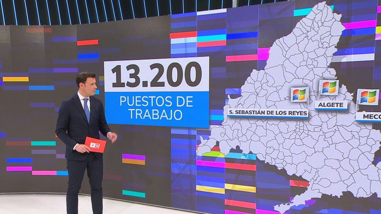 Microsoft va a crear tres centros de datos en San Sebastián de los Reyes, Algete y Meco