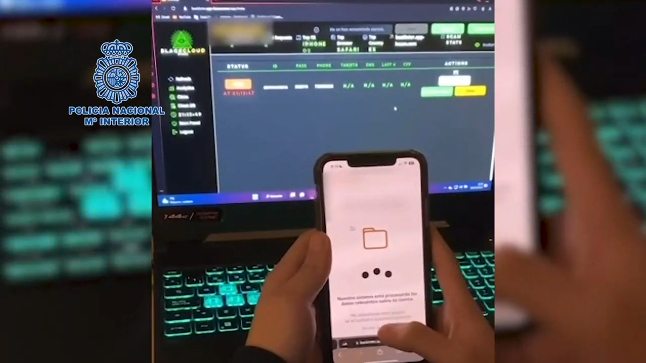 Detenido un menor que lideraba un red de ciberdelincuentes para estafar a clientes de banca online