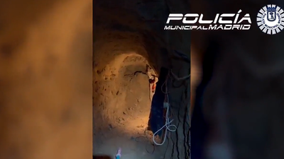 Una enorme galería ilegal bajo el suelo de Madrid