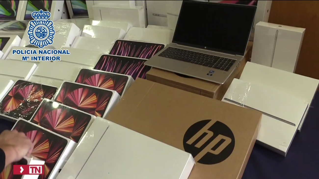 Desarticulada una banda  dedicada al robo y distribución de productos electrónicos de alta gama