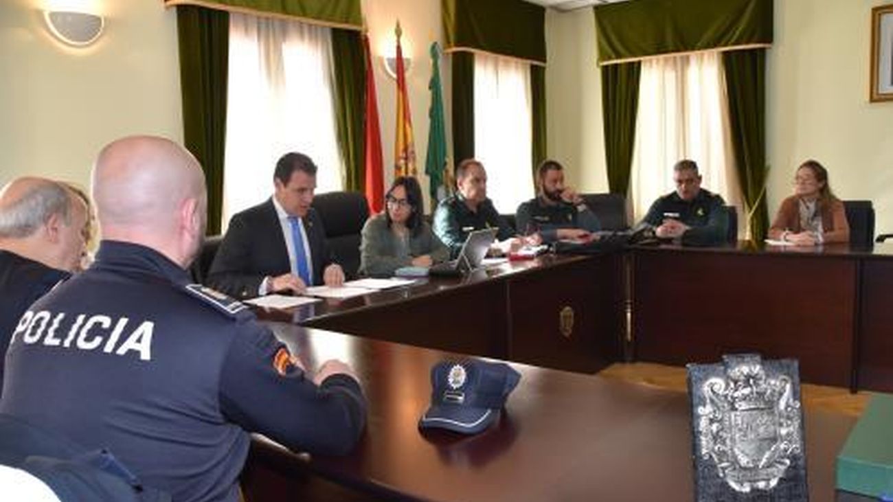 Reunión de la junta local de seguridad en Valdilecha, este martes