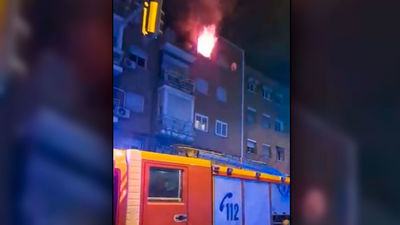 Incendio sin heridos en una vivienda de Puente de Vallecas